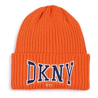 Dětská čepice Dkny oranžová barva, D62069