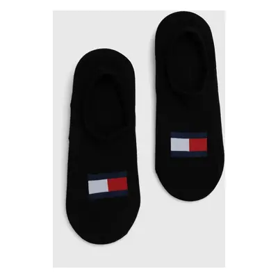 Ponožky Tommy Jeans 2-pack černá barva, 701228224