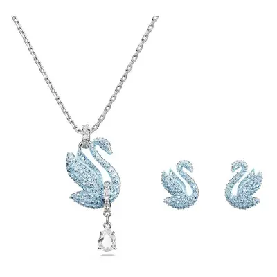 Náušnice a náhrdelník Swarovski 5660597 ICONIC SWAN