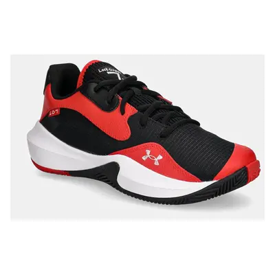 Basketbalové boty Under Armour Lockdown 7 Low červená barva, 3027646