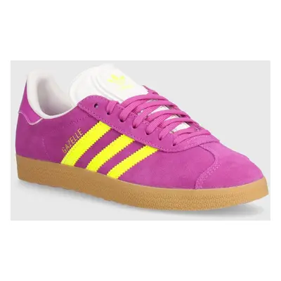 Sneakers boty adidas Originals Gazelle fialová barva, JI1373