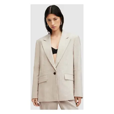 Sako AllSaints WHITNEY BLAZER béžová barva, W016QA