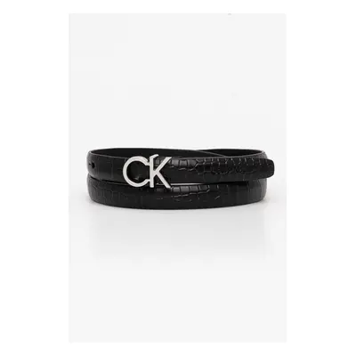 Pásek Calvin Klein dámský, černá barva, K60K612390