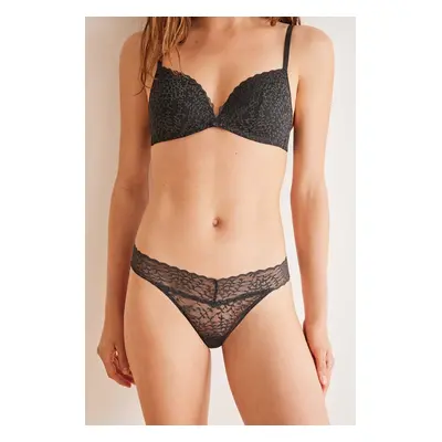 Tanga women'secret HELANKAS 1 šedá barva, 4988411