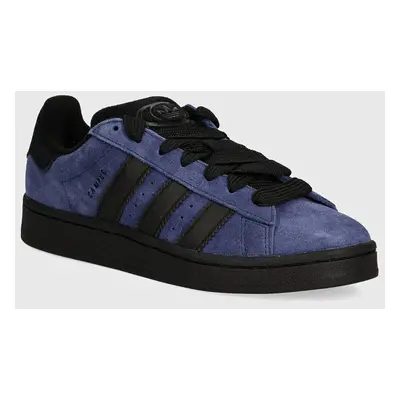 Semišové sneakers boty adidas Originals Campus 00s tmavomodrá barva, JH8997