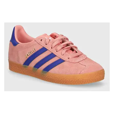 Dětské sneakers boty adidas Originals GAZELLE C růžová barva, ID6556