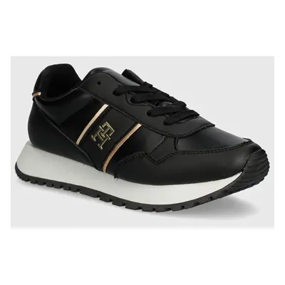 Dětské sneakers boty Tommy Hilfiger černá barva, T3A9-33548