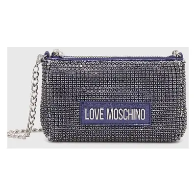 Kabelka Love Moschino tmavomodrá barva, JC4046PP1LLP100A