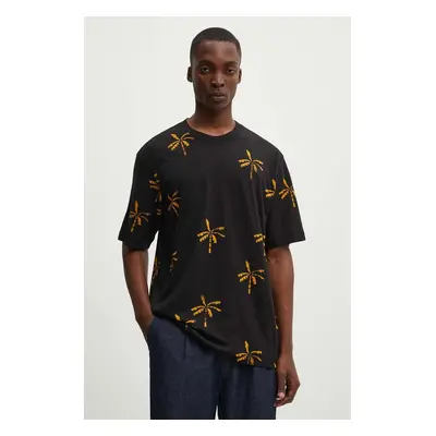 Bavlněné tričko G-Star Raw černá barva, D24692-C334