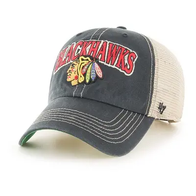 Kšiltovka 47brand NHL Chicago Blackhawks s aplikací, H-TSCLA04LAP-VB