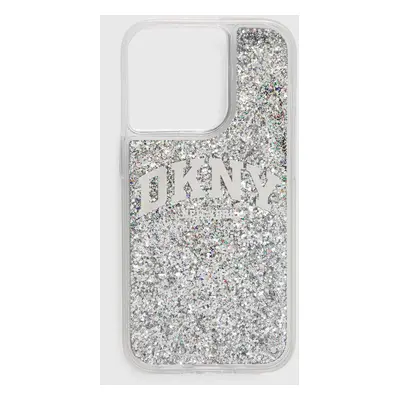 Obal na telefon Dkny iPhone 15 Pro 6.1" černá barva, DKHCP15LLBNAEK