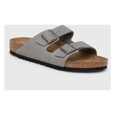 Nubukové pantofle Birkenstock Arizona šedá barva, 1020752