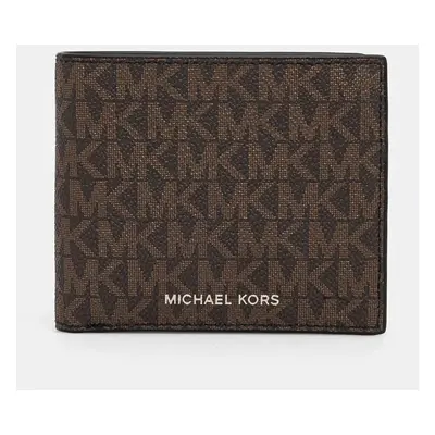 Peněženka Michael Kors hnědá barva