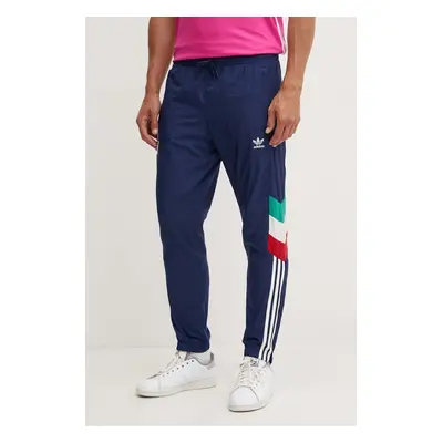 Tepláky adidas Originals tmavomodrá barva, vzorované, IY4630