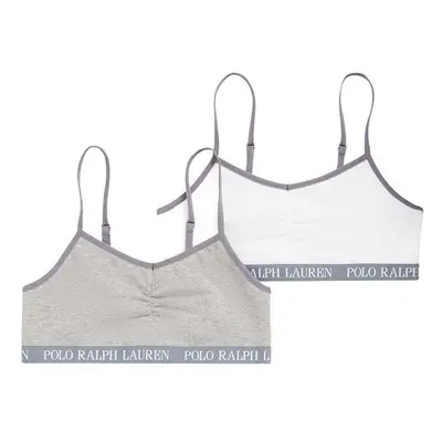 Dětská podprsenka Polo Ralph Lauren 2-pack černá barva