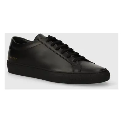 Kožené sneakers boty Common Projects Original Achilles Low černá barva, 1528