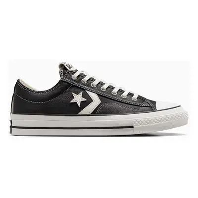 Kožené tenisky Converse Star Player 76 pánské, černá barva, A06204C