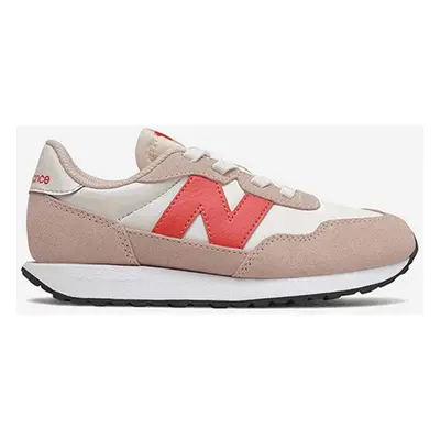 Dětské sneakers boty New Balance růžová barva