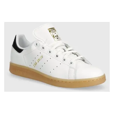 Dětské kožené sneakers boty adidas Originals STAN SMITH bílá barva, IH5352