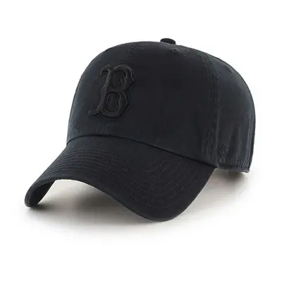 Kšiltovka 47brand MLB Boston Red Sox černá barva, s aplikací, B-RGW02GWSNL-BKG