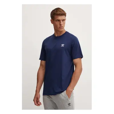 Bavlněné tričko adidas Originals tmavomodrá barva, IZ2097