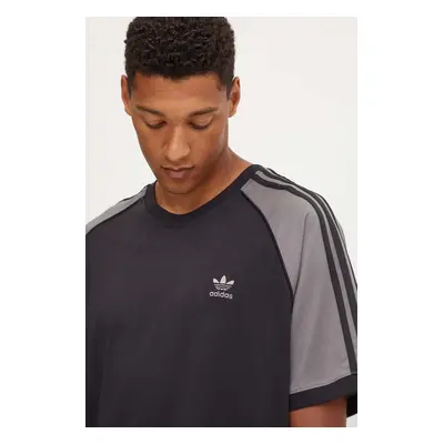 Bavlněné tričko adidas Originals černá barva, IW5818