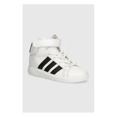 Dětské sneakers boty adidas GRAND COURT MID bílá barva, IE3862