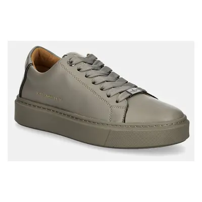 Kožené sneakers boty Alexander Smith London šedá barva, ALBALDM9145TGY