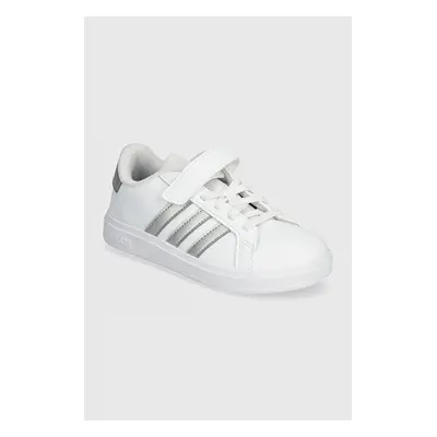 Dětské sneakers boty adidas GRAND COURT 2.0 EL C šedá barva, IH5532