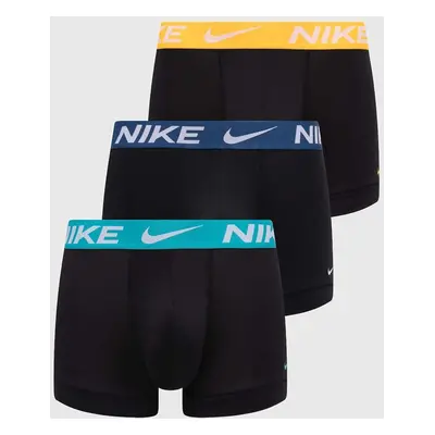 Boxerky Nike 3-pack pánské, černá barva, 0000KE1156