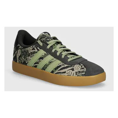 Dětské sneakers boty adidas VL COURT LionKing zelená barva, IF4086