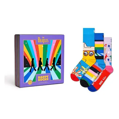 Ponožky Happy Socks Beatles 3-Pack Socks Gift Set 3-pack P002219