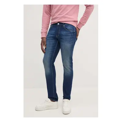 Džíny Calvin Klein Jeans pánské, tmavomodrá barva, J30J325980