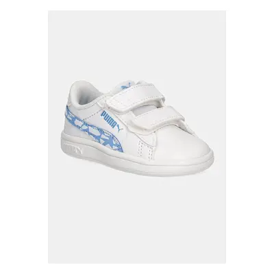 Dětské sneakers boty Puma Smash 3.0 L Icy Monster bílá barva, 397990