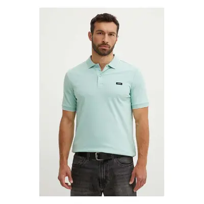 Polo tričko Calvin Klein černá barva, K10K112751