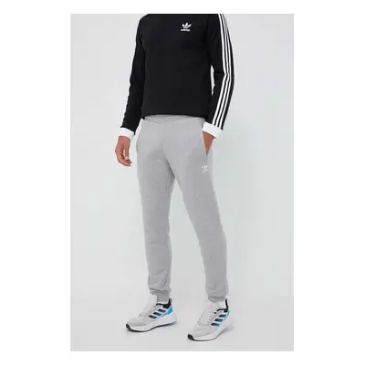 Tepláky adidas Originals šedá barva, melanžové