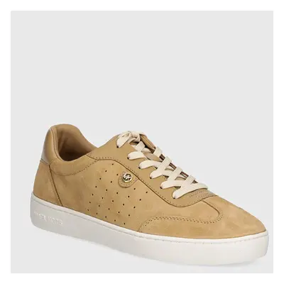 Semišové sneakers boty MICHAEL Michael Kors Scotty hnědá barva, 43T4SCFS1S 222