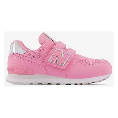 Dětské sneakers boty New Balance růžová barva