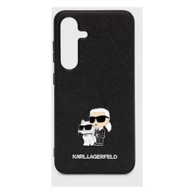 Obal na telefon Galaxy Karl Lagerfeld S24 S921 černá barva, KLHCS24SPSAKCMPK