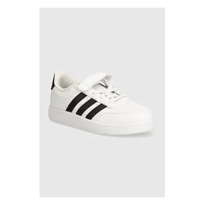 Dětské sneakers boty adidas BREAKNET 2.0 EL C bílá barva, IE3792