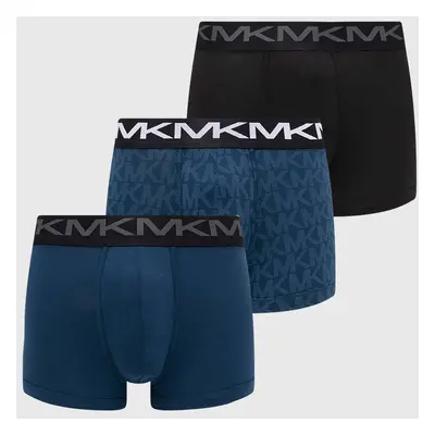 Boxerky Michael Kors 3-pack pánské, šedá barva