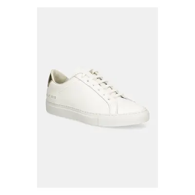 Kožené sneakers boty Common Projects Retro Classic bílá barva, 6165