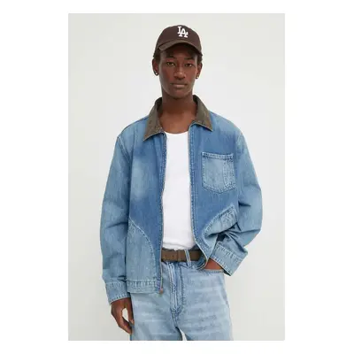 Džínová bunda Levi's pánská, přechodná, oversize, A8635