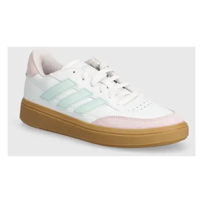 Dětské sneakers boty adidas COURTBLOCK bílá barva, ID6497