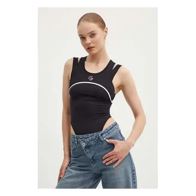 Body Karl Lagerfeld Jeans dámské, černá barva, 245J1708