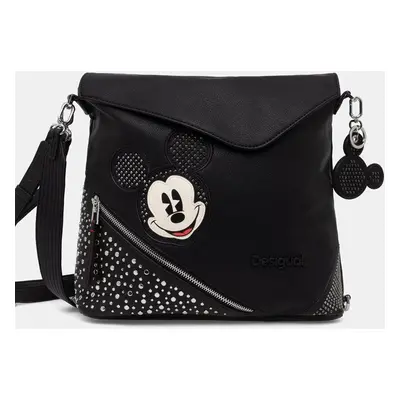 Batoh Desigual MICKEY STUDSTYLE JER dámský, černá barva, velký, s aplikací, 24WAKP21