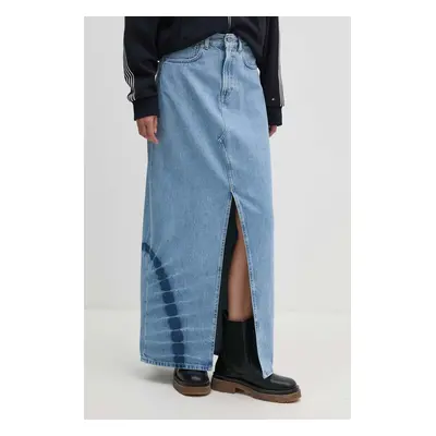 Džínová sukně Pepe Jeans MAXI SKIRT HW TIE DYE maxi, PL901133