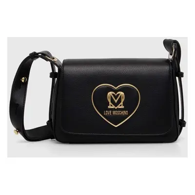 Kabelka Love Moschino černá barva, JC4120PP1LLB0000