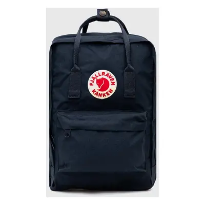 Batoh Fjallraven Kanken Laptop tmavomodrá barva, velký, hladký, F23524