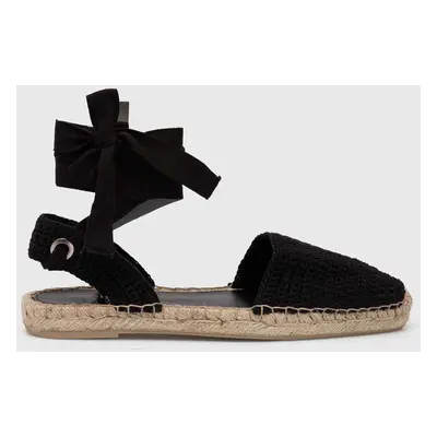 Espadrilky Answear Lab černá barva